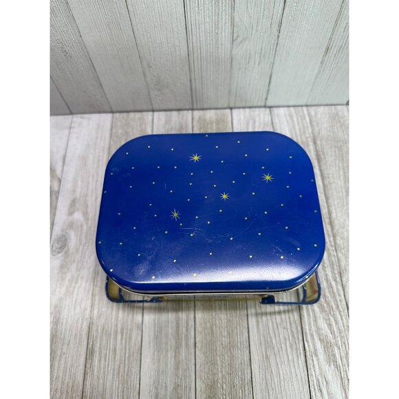 Vintage The Tin Box Company Collectable Christmas Children Sleeping Under Stars - Picture 5 of 8